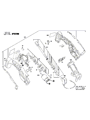 Vue éclatée Bosch KEO10,8LI 3600H61902#01