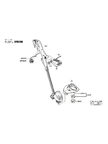 Vue éclatée Bosch ART23COMBITRIM 3600H78B00#01