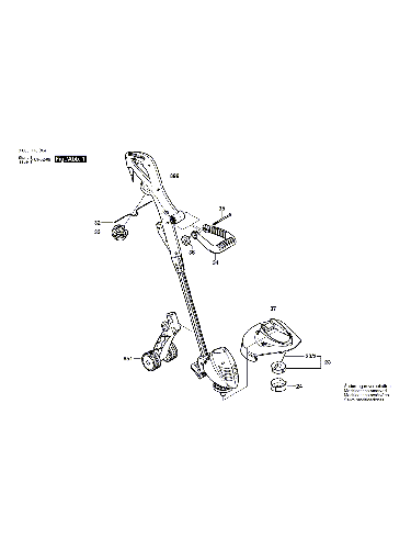 Vue éclatée Bosch ART2300COMBITRIM 3600H78B05#01