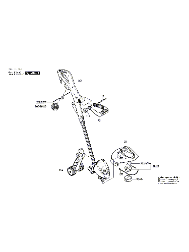 Vue éclatée Bosch ART30COMBITRIM 3600H78D03#01