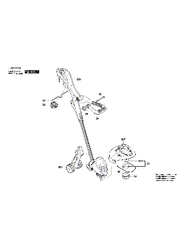Vue éclatée Bosch ART30COMBITRIM 3600H78D08#01