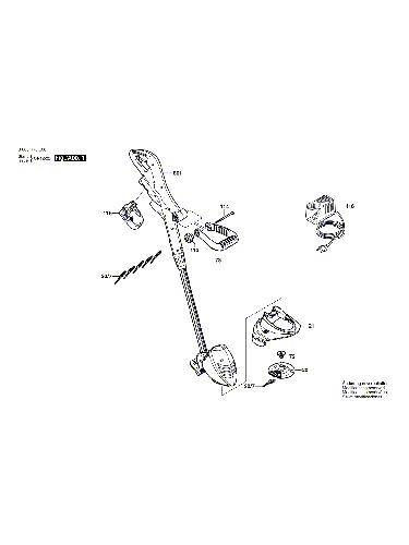 Vue éclatée Bosch ART23ACCU 3600H78E00#01