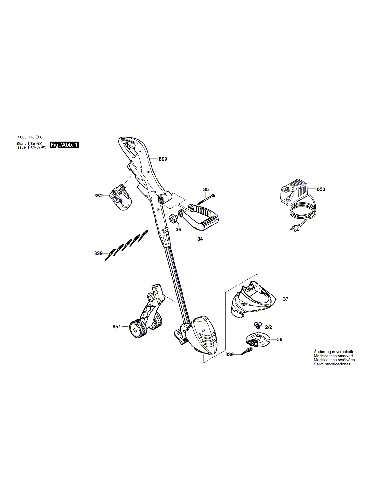 Vue éclatée Bosch ART23ACCU 3600H78E08#01