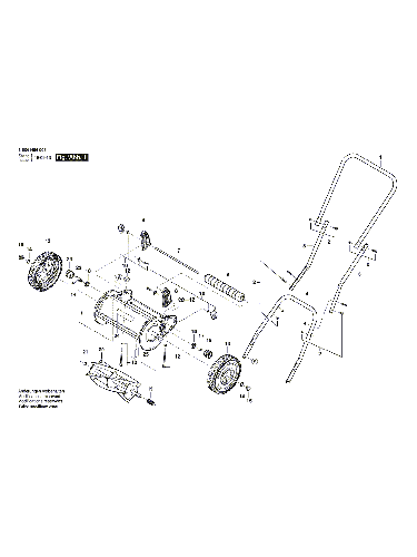 Vue éclatée Bosch AHM30 3600H86003#01