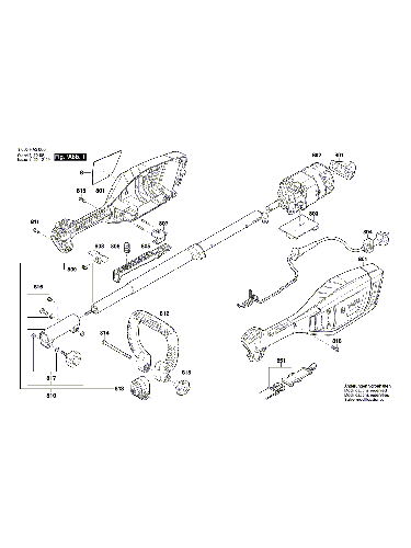 Vue éclatée Bosch AMW10 3600HA3000#01