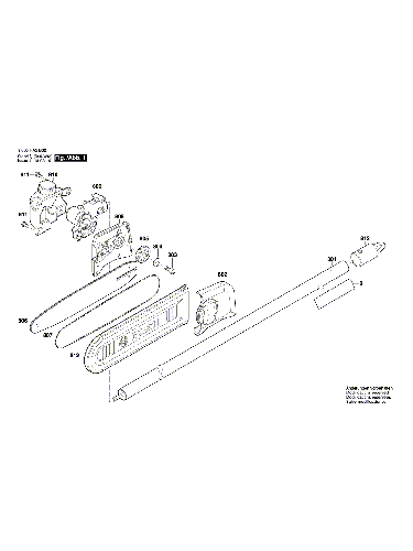 Vue éclatée Bosch AMW10SG 3600HA3B00#01