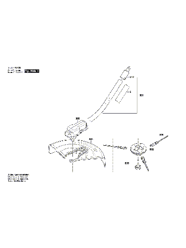 Vue éclatée Bosch AMW10RT 3600HA3C00#01