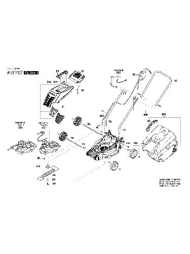 Vue éclatée Bosch ARM3200 3600HA6008#01
