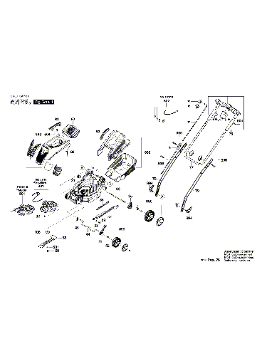 Vue éclatée Bosch ARM3400 3600HA6103#01