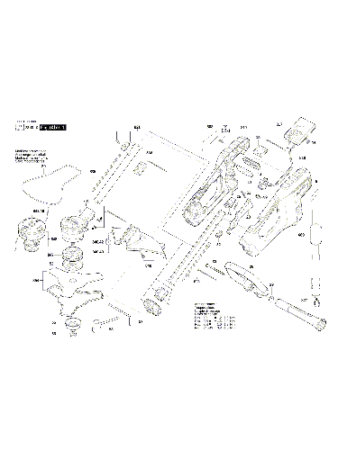 Vue éclatée Bosch GFR18V-23 3600HD1000#01