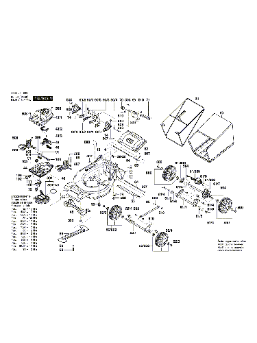 Vue éclatée Bosch GRA53 3600J11000#01