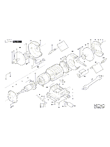 Vue éclatée Bosch GBG6 3601B7A000#01