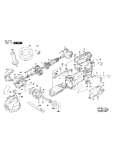 Vue éclatée Bosch GCT-115 3601C91000#01