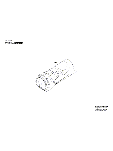 Vue éclatée Bosch GLI10,8V-LI 3601D37900#01