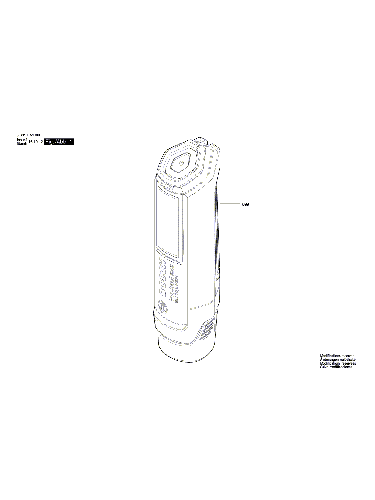 Vue éclatée Bosch GLI12V-300 3601DA1000#01