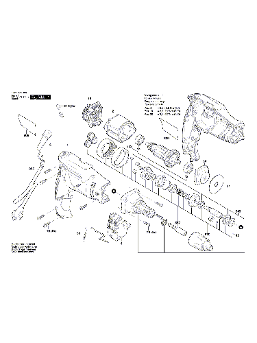 Vue éclatée Bosch GTB650 3601DA20P0#01