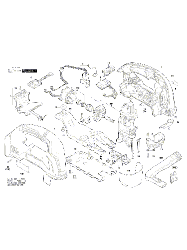 Vue éclatée Bosch GST18V-155BC 3601EB1000#01