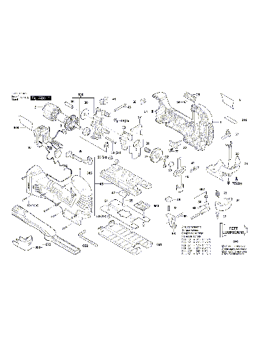Vue éclatée Bosch GST18V-125S 3601EB2000#01