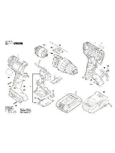 PIECES DETACHEES PERCEUSES VISSEUSES BOSCH GSR 18 V-LI