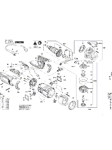 Vue éclatée Bosch GWS27-180JR 3601HC6300#01