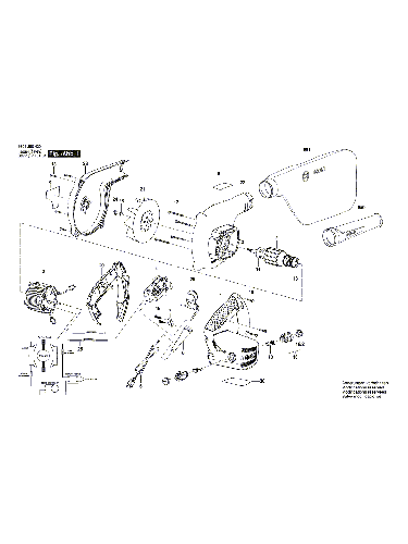 Vue éclatée Bosch GBL800E 3601J80420#01