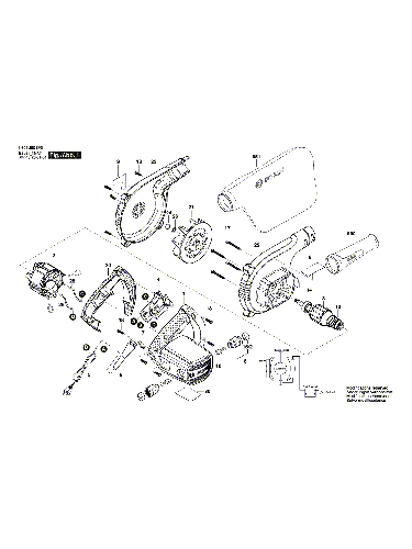 Vue éclatée Bosch GBL620 3601J805F0#01