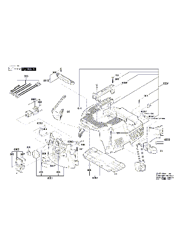 Vue éclatée Bosch GAS35MAFC 3601JC31W0#01