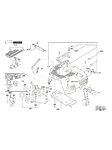 Vue éclatée Bosch GAS35LAFC 3601JC32W0#01