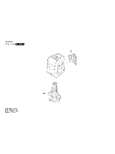 Vue éclatée Bosch GLL2 3601K63A01#01