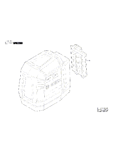 Vue éclatée Bosch GLL12-22G 3601K65320#01