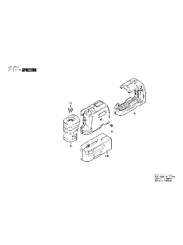Vue éclatée Bosch GPL5 3601K66200#01