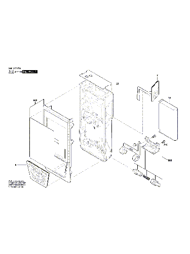 Vue éclatée Bosch GLM150-27C 3601K72Z00#01