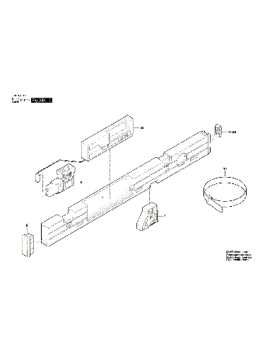 Vue éclatée Bosch GIM60L 3601K76300#01