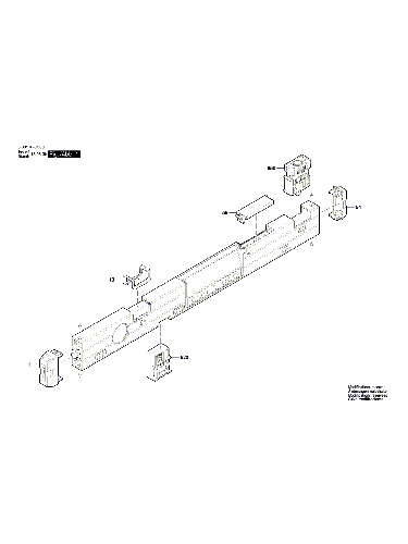 Vue éclatée Bosch GIM60L 3601K76900#01