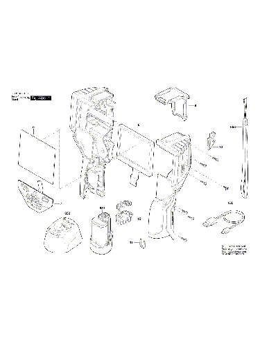 Vue éclatée Bosch GTC400C 3601K83100#01