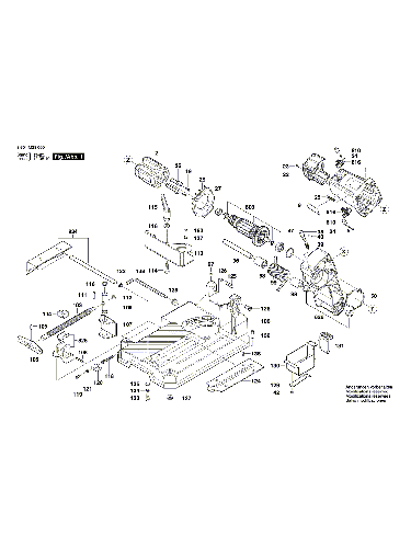 Vue éclatée Bosch GCD12JL 3601M28000#01