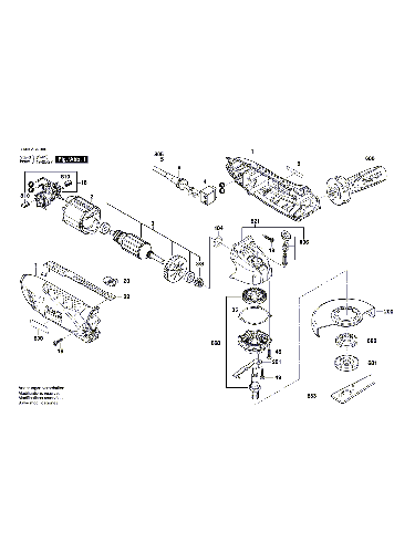 Vue éclatée Bosch PWS720-115 3603A64000#01