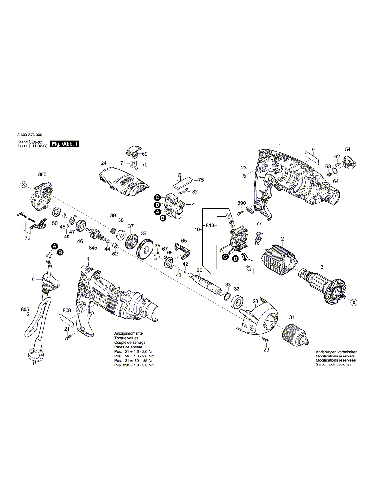 Vue éclatée Bosch PSB850-2RE 3603A73000#01