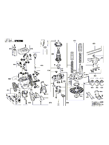 Vue éclatée Bosch POF1400ACE 3603B6C701#01