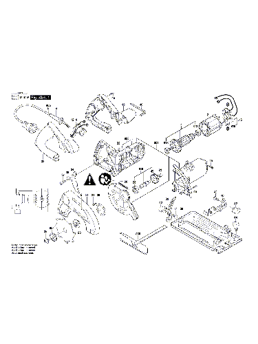 Vue éclatée Bosch PKS40 3603C28000#01