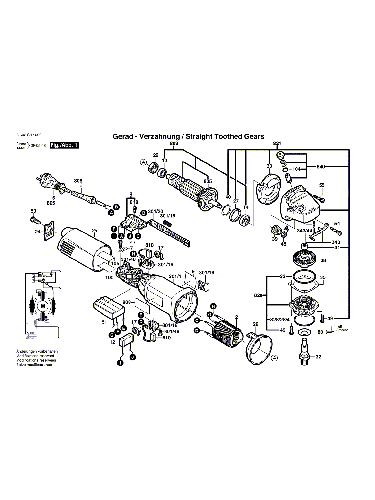 Vue éclatée Bosch PWS10-125CE 3603C47000#01