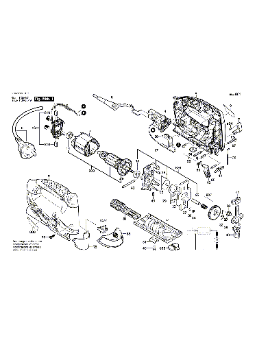 Vue éclatée Bosch PST800PEL 3603C52100#01