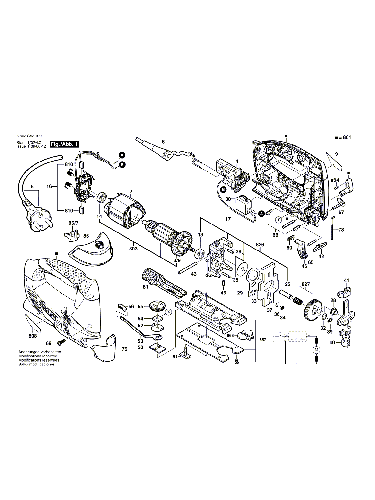 Vue éclatée Bosch PST900PEL 3603C53100#01