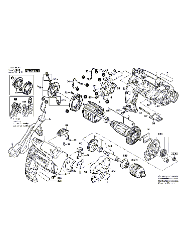 Vue éclatée Bosch PSB650RA 3603C85700#01