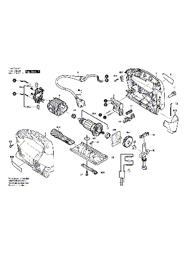 Vue éclatée Bosch PST650 3603C92000#01