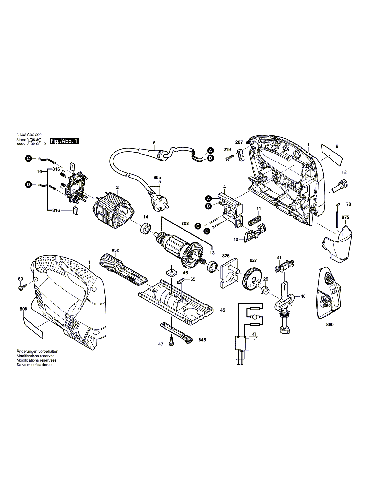 Vue éclatée Bosch PST680EL 3603C92300#01