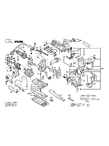 Vue éclatée Bosch PST1000CE 3603C96000#01
