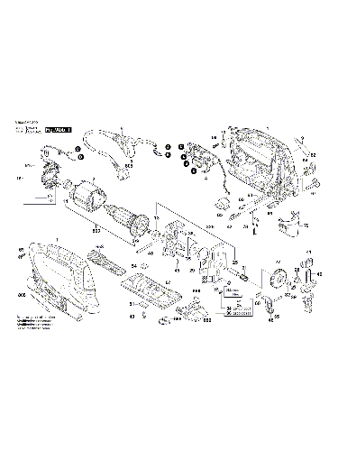Vue éclatée Bosch PST900PEL 3603CA0200#01