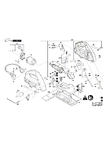 Vue éclatée Bosch PKS16MULTI 3603CB3000#01