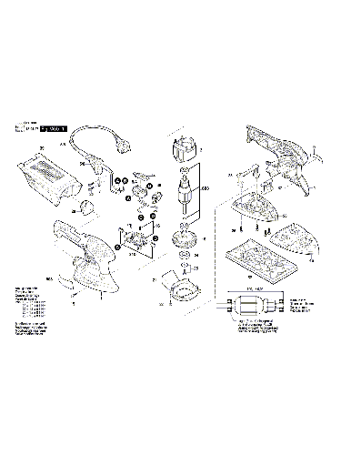 Vue éclatée Bosch PSM200AES 3603CB6000#01